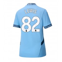 Koszulka piłkarska Manchester City Rico Lewis #82 Strój Domowy dla kobiety 2024-25 tanio Krótki Rękaw